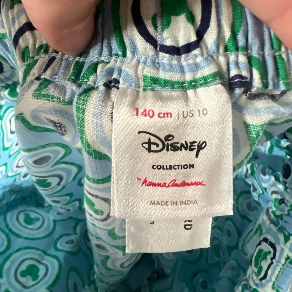 Hanna Andersson x Disney Collab Mickey Mouse Ears Pattern Shorts Size 10 140cm - Picture 3 of 6